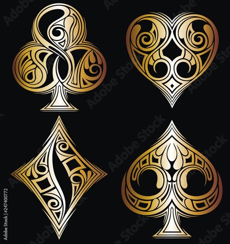 Suit of playing cards