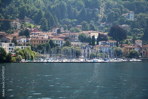 Laveno Mombello on Lake Maggiore, Italy photo