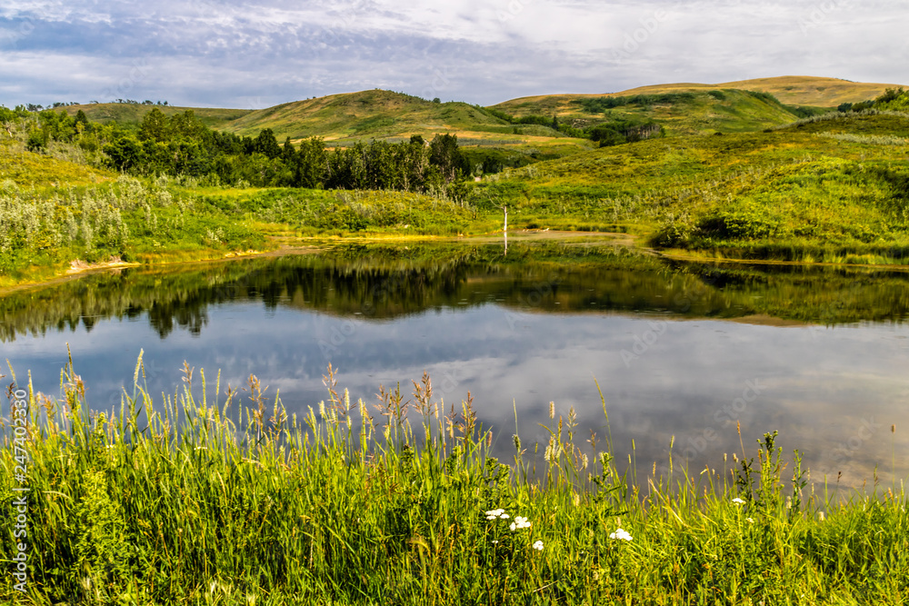 A look into he valley, Glenbow Ranch Provincial Recreation Area, Alberta, Canada A look into he valley, Glenbow Ranch Provincial Recreation Area, Alberta, Canada