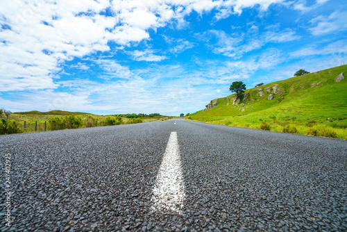 road in green hills,coromandel peninsula, new zealand 16