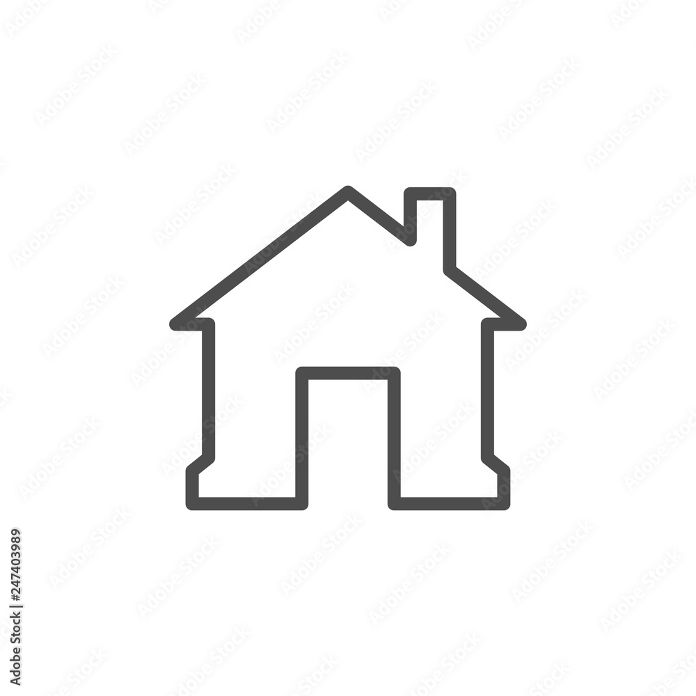 House line icon House line icon