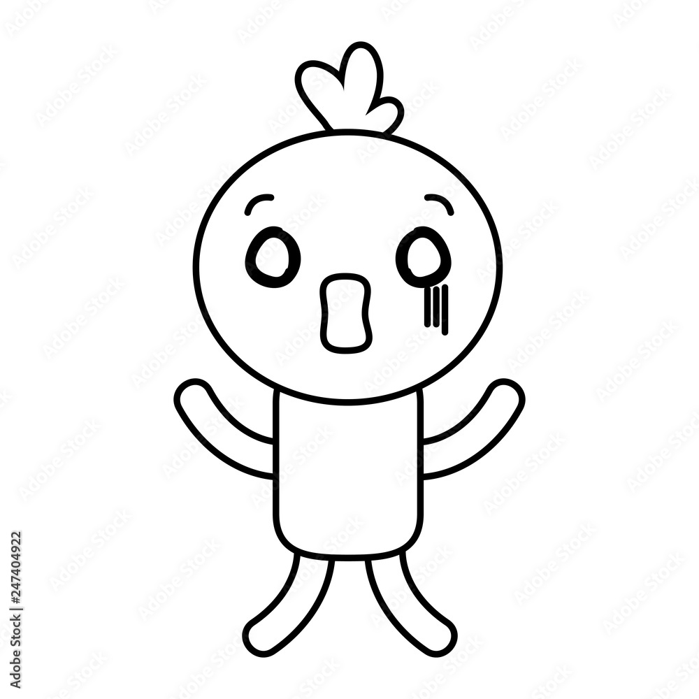 Obraz premium kawaii cartoon doll character