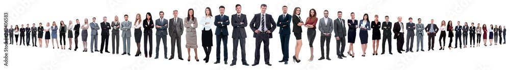 leader and professional business team standing together. leader and professional business team standing together.