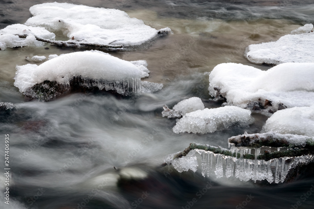 River in winter