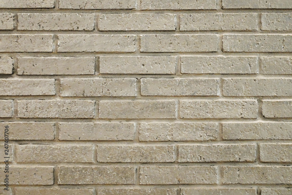 Fototapeta premium グレーのレンガ壁