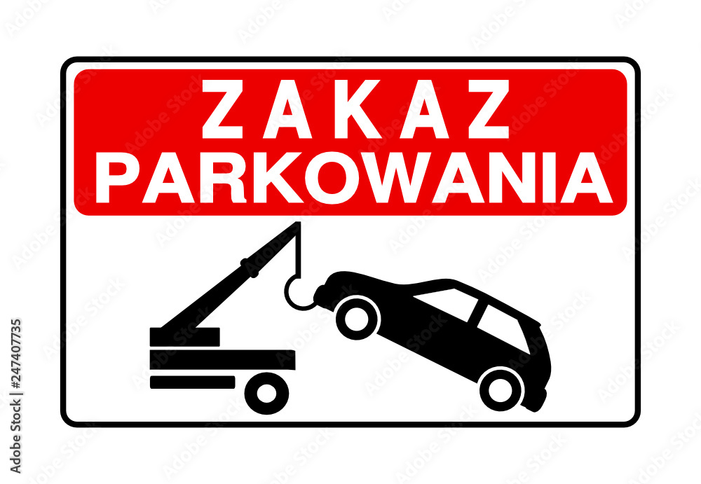 zakaz parkowania zakaz parkowania
