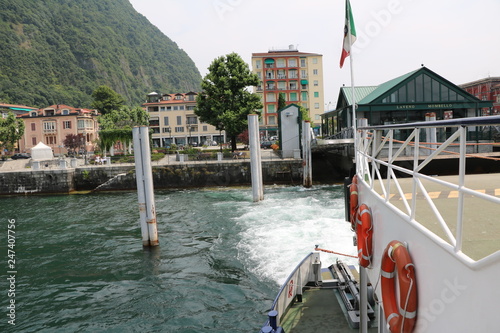 Laveno Mombello on Lake Maggiore, Italy