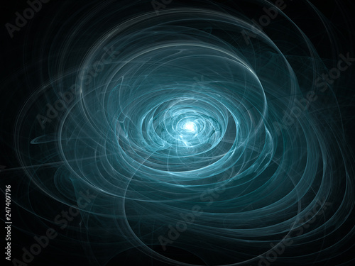 Nuclear energy, atoms and molecules, surge of energy, abstract 3d illustration.