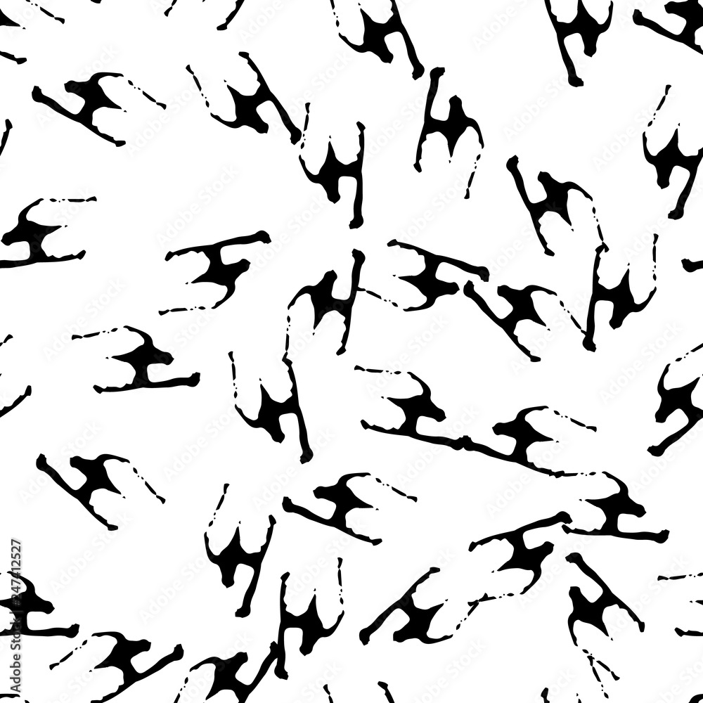 Urban UFO camouflage of various shades of white and black colors Urban UFO camouflage of various shades of white and black colors