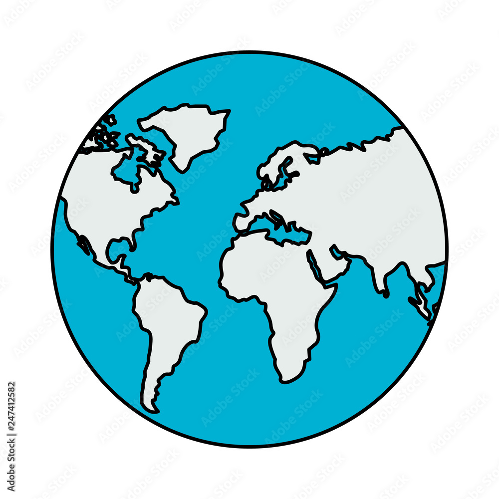 world globe map
