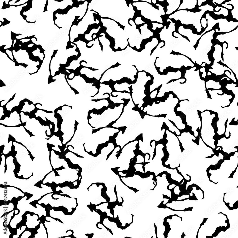 Urban UFO camouflage of various shades of white and black colors Urban UFO camouflage of various shades of white and black colors