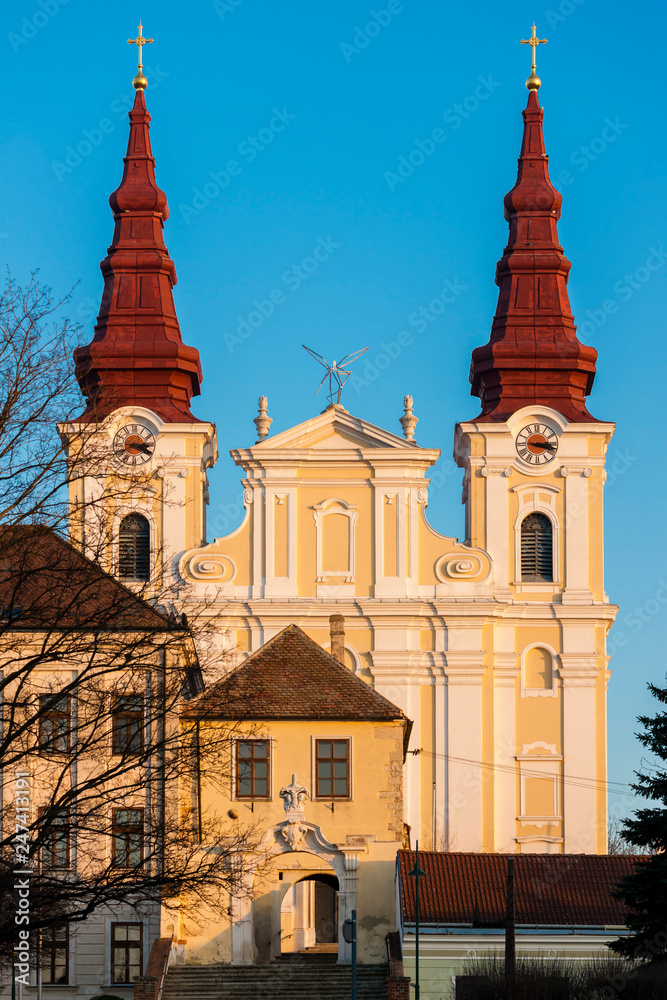 church in Wullersdorf, Austria