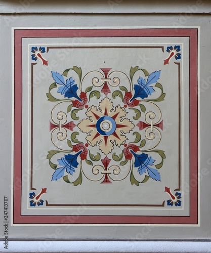 Fresco in the church of Saint Matthew in Stitar, Croatia 