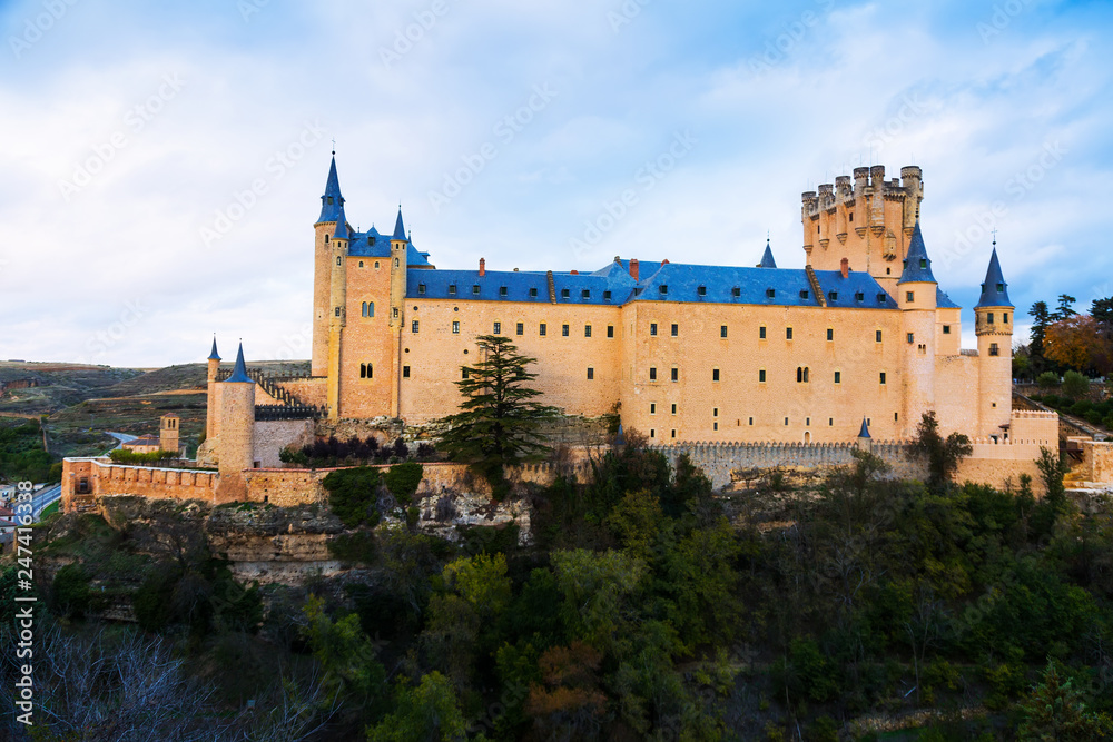 November view of   Alcazar of Segovia
