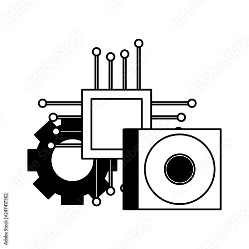 motherboard circuit compact disk setting