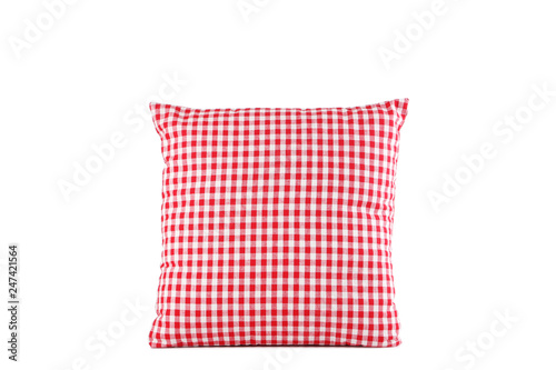 Soft pillow isolated on white background