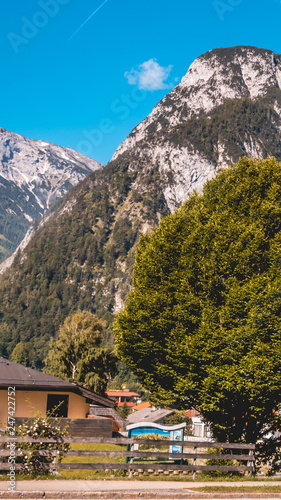 Smartphone HD wallpaper of beautiful alpine view at the Achensee - Maurach - Tyrol - Austria © Martin Erdniss
