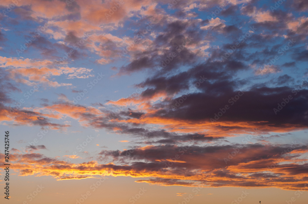  Sky with menacing clouds