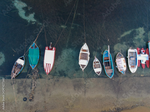 The boats in Porto Cesario, Puglia, Italy photo