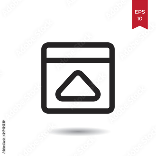 Free Download Upload internet vector icon - GFXLoad