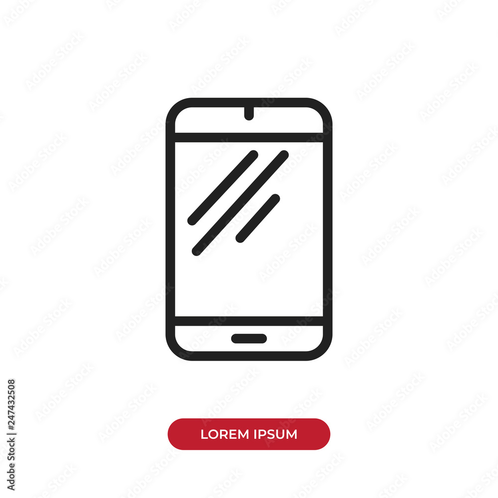 Smartphone vector icon Smartphone vector icon