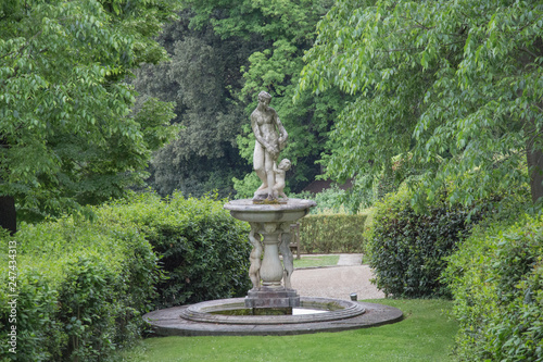 Fountain in Giardino Bardini. Florence, Tuscany, Italy.
