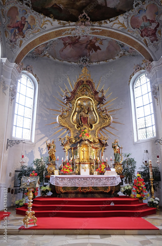 Maria Vesperbild Church in Ziemetshausen, Germany 