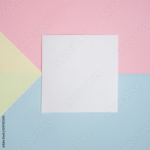 colored paper background with frame