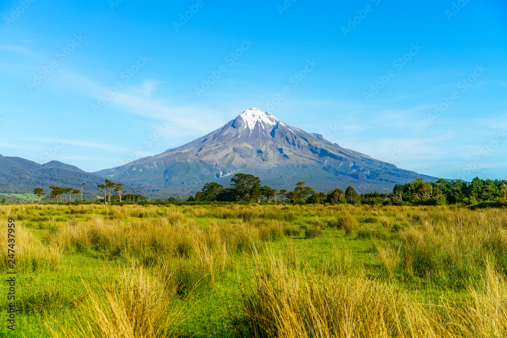 Cone volcano mount taranaki, new zealand 9