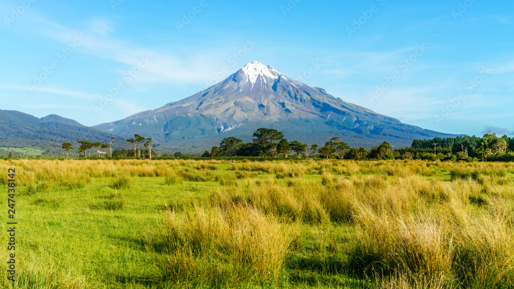 Cone volcano mount taranaki, new zealand 14