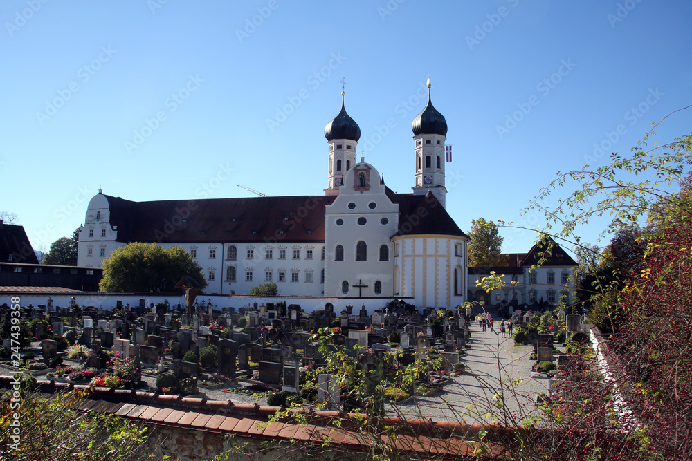 Famous Benediktbeuern abbey, Germany 