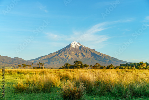 cone volcano mount taranaki  new zealand 20