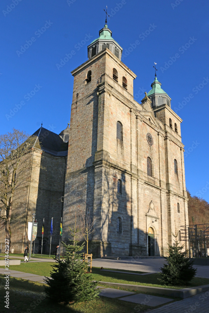 Saints Pierre, Paul and Quirin Church, Malmedy, Belgium Stock
