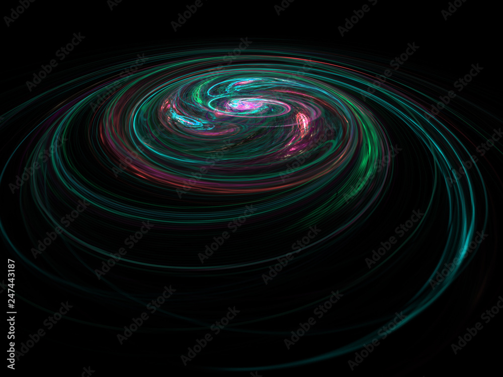 Naklejka premium Nuclear energy, atoms and molecules, surge of energy, abstract 3d illustration.