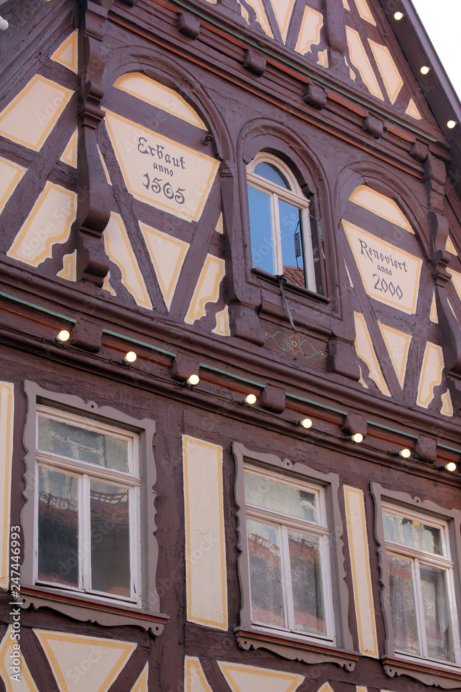 Fototapeta premium Half-timbered old house in Aalen, Germany 