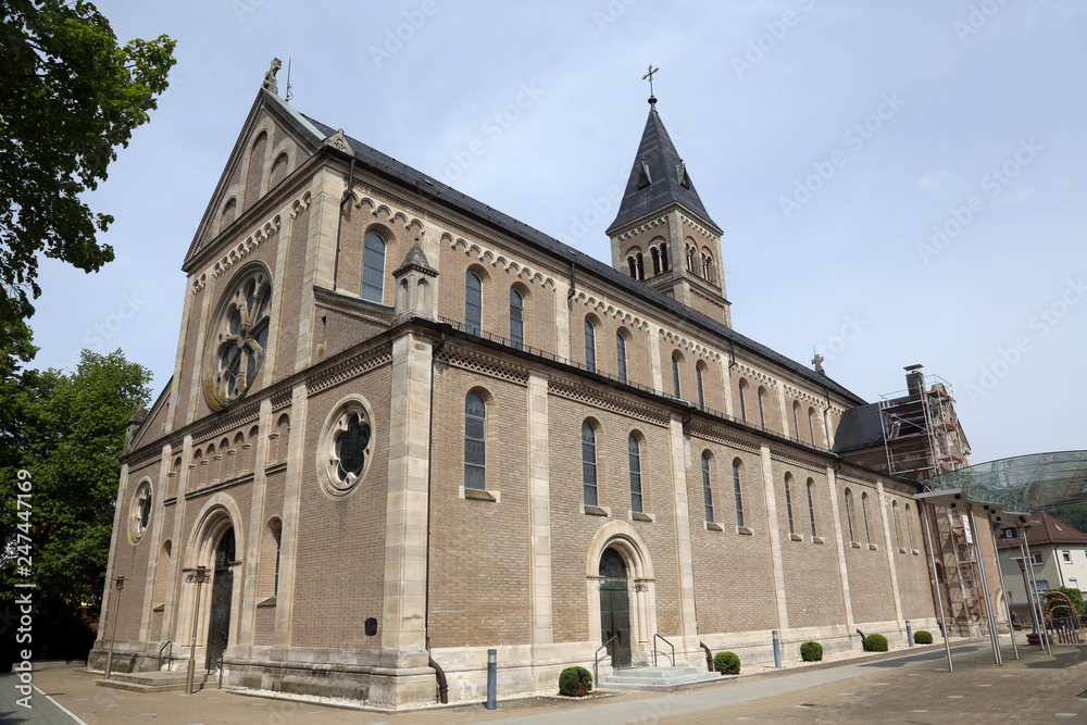 Saint Stephen parish church in Wasseralfingen, Germany 