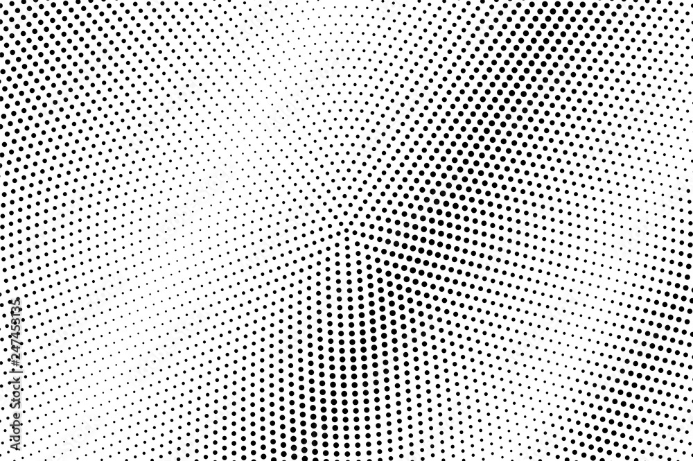 Faded dotted halftone with subtle gradient. Black and white vector texture. Vintage effect graphic decor Faded dotted halftone with subtle gradient. Black and white vector texture. Vintage effect graphic decor