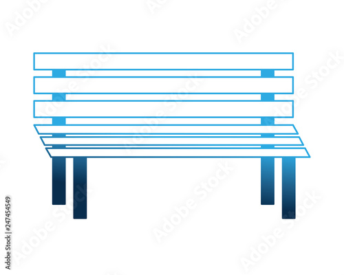 bench wooden exterior decoration image