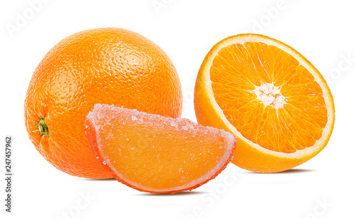 Orange marmalade candy