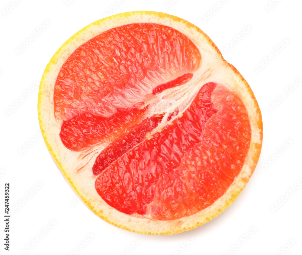 healthy food. grapefruit isolated on white background. top view healthy food. grapefruit isolated on white background. top view