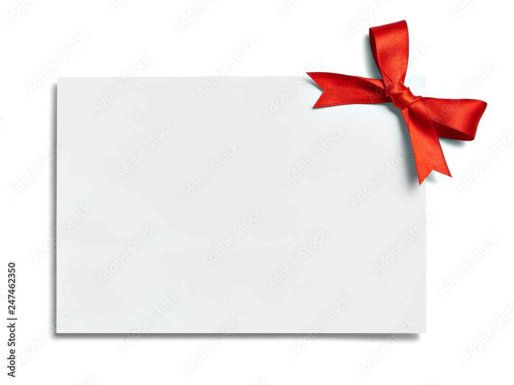 ribbon bow card note chirstmas celebration greeting ribbon bow card note chirstmas celebration greeting
