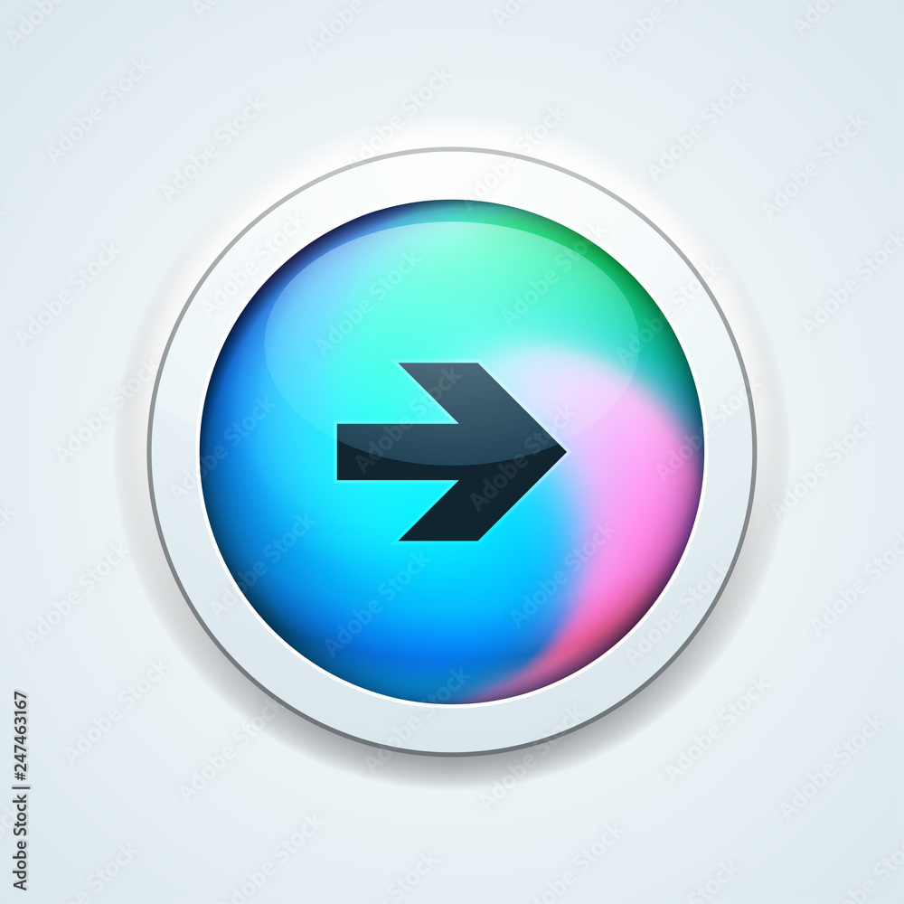 Right Arrow Sign Holography ыенду illustration Right Arrow Sign Holography ыенду illustration