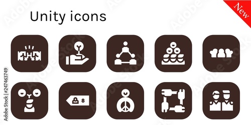 unity icon set