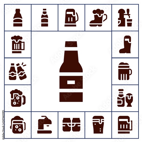 draught icon set