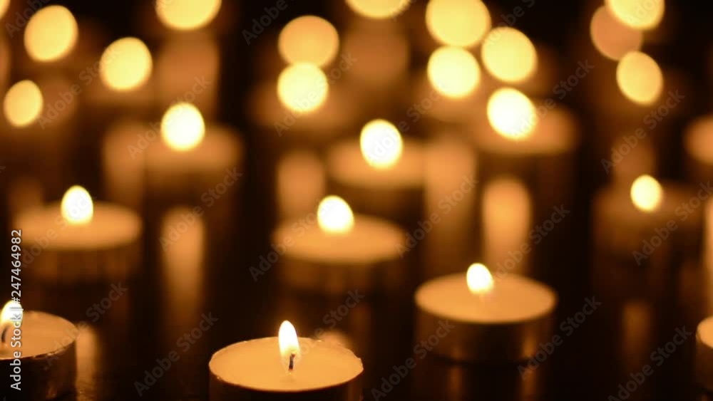 Candles on Dark Background for Thanksgiving, Valentines Day, Happy Birthday, Memorials, Festive, Christmas and Romance Candles on Dark Background for Thanksgiving, Valentines Day, Happy Birthday, Memorials, Festive, Christmas and Romance