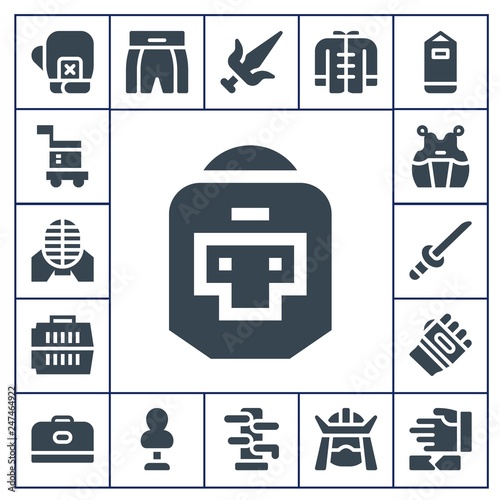 fighter icon set