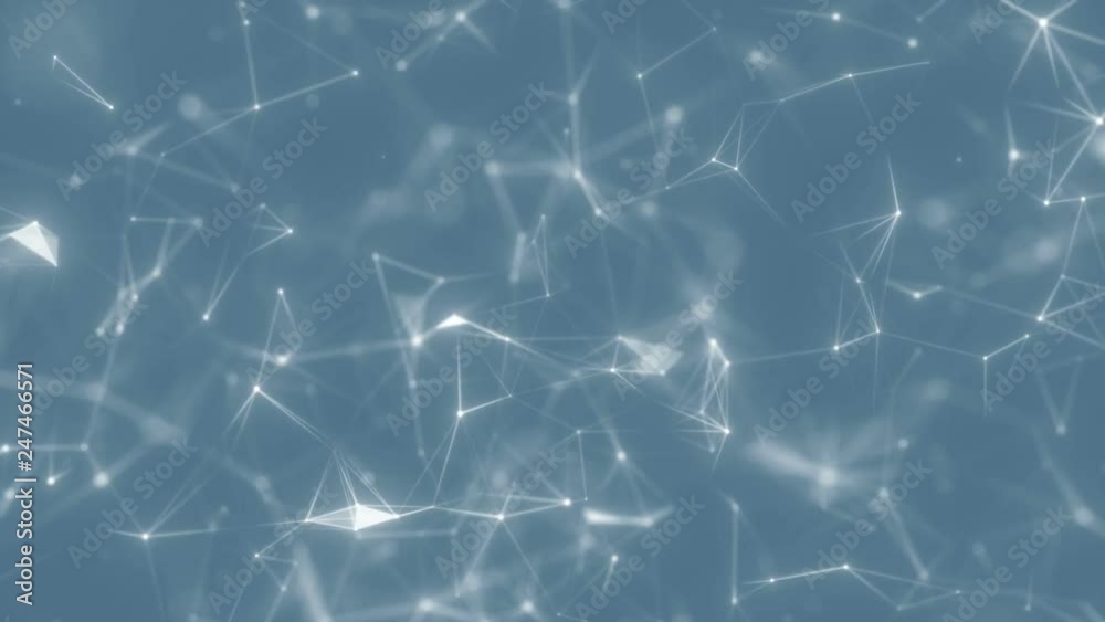 A rotating network of white lines.Abstract digital background. Seamless loop. A rotating network of white lines.Abstract digital background. Seamless loop.