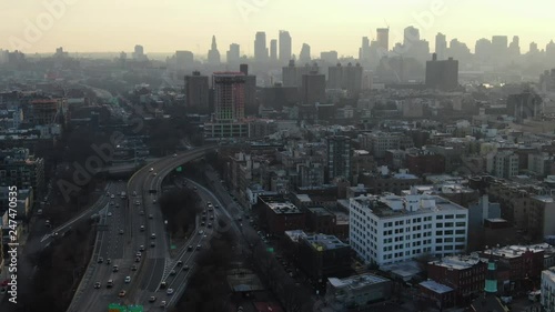 Aerial of Williamsburg, Brooklyn (2019) photo