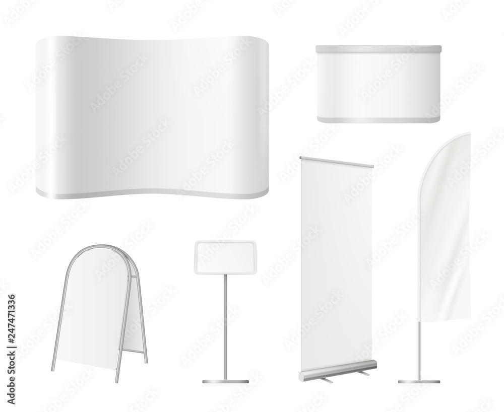 Foto Promotional blank stands