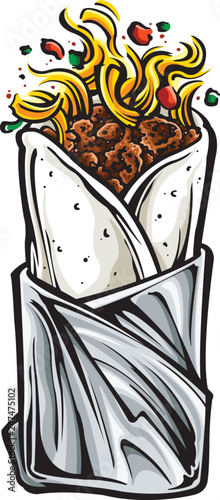 Food truck burrito